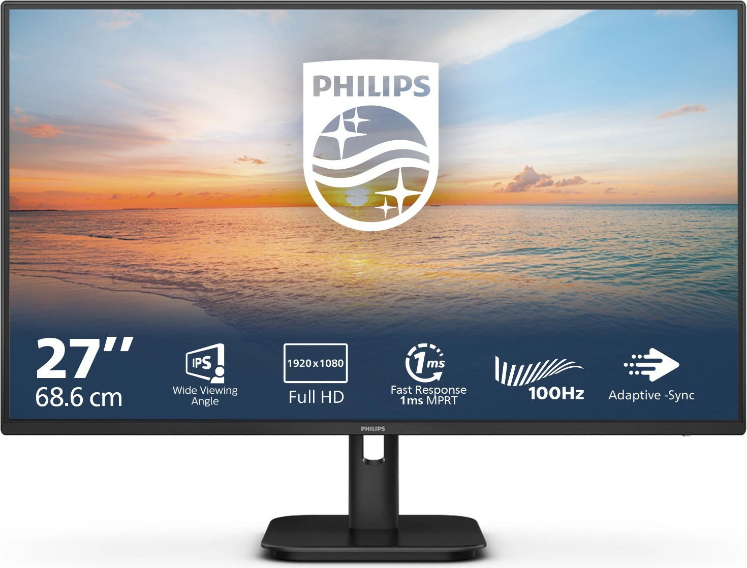 Monitor Philips 1000 series 27E1N1100A/00, 27", Full HD, LCD, i zi