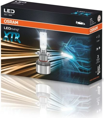 Set Llambë LED për fenerë makine OSRAM LEDriving XTR H7, 2 copë
