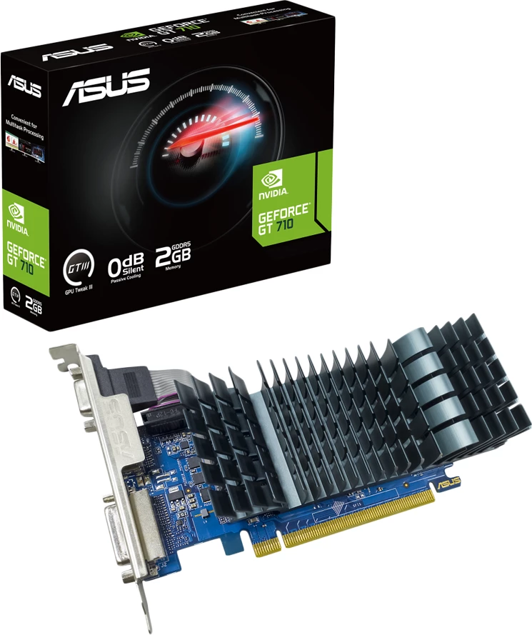Kartë grafike ASUS GeForce GT 710 GT710-SL-2GD5-BRK-EVO 2GB GDDR5 Low-profile PCIe 2.0