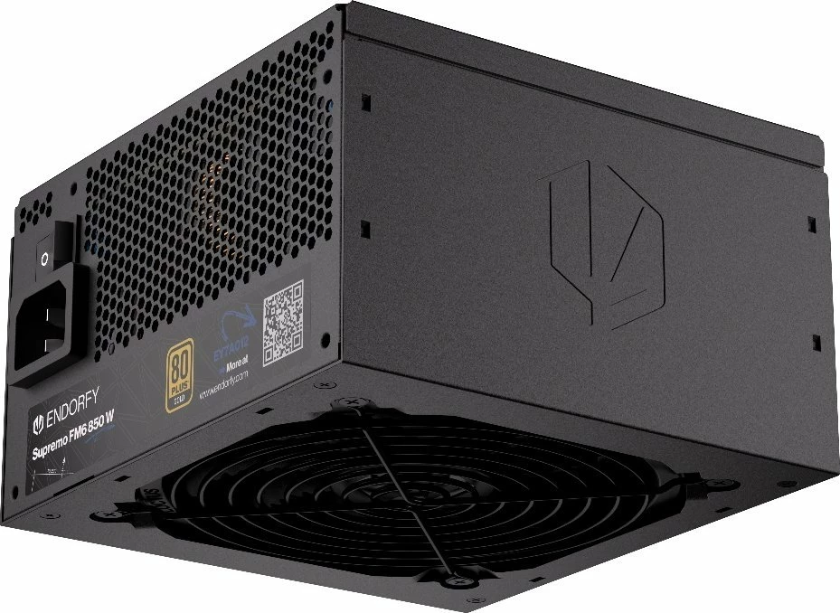 Furnizues rryme Endorfy Supremo FM6 850W 80 Plus Gold ATX 3.1, modular i plotë, i zi