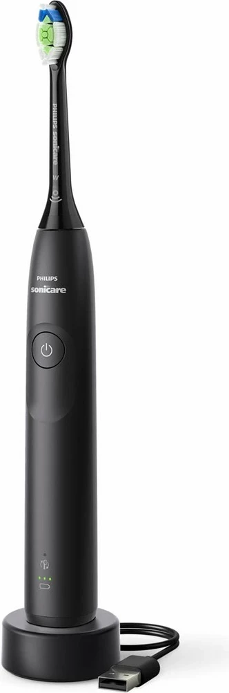Furçë dhëmbësh elektrike Philips Series 5300 HX7101/01, e rikarikueshme, Sonic, E zezë