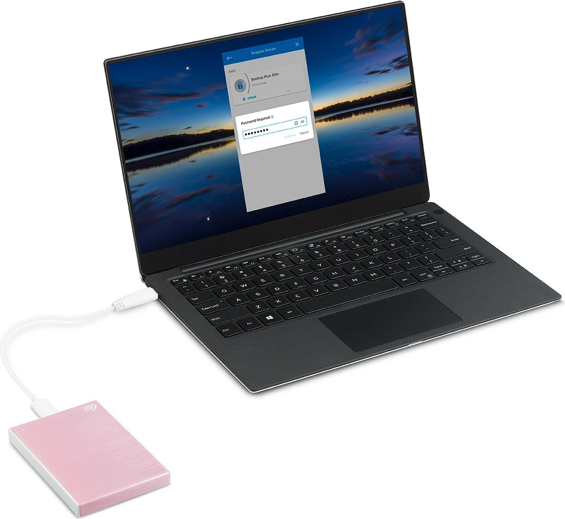 Hard disk Seagate One Touch STKY2000405, 2 TB, 2.5", USB 3.2 Gen 1, Rozë e artë