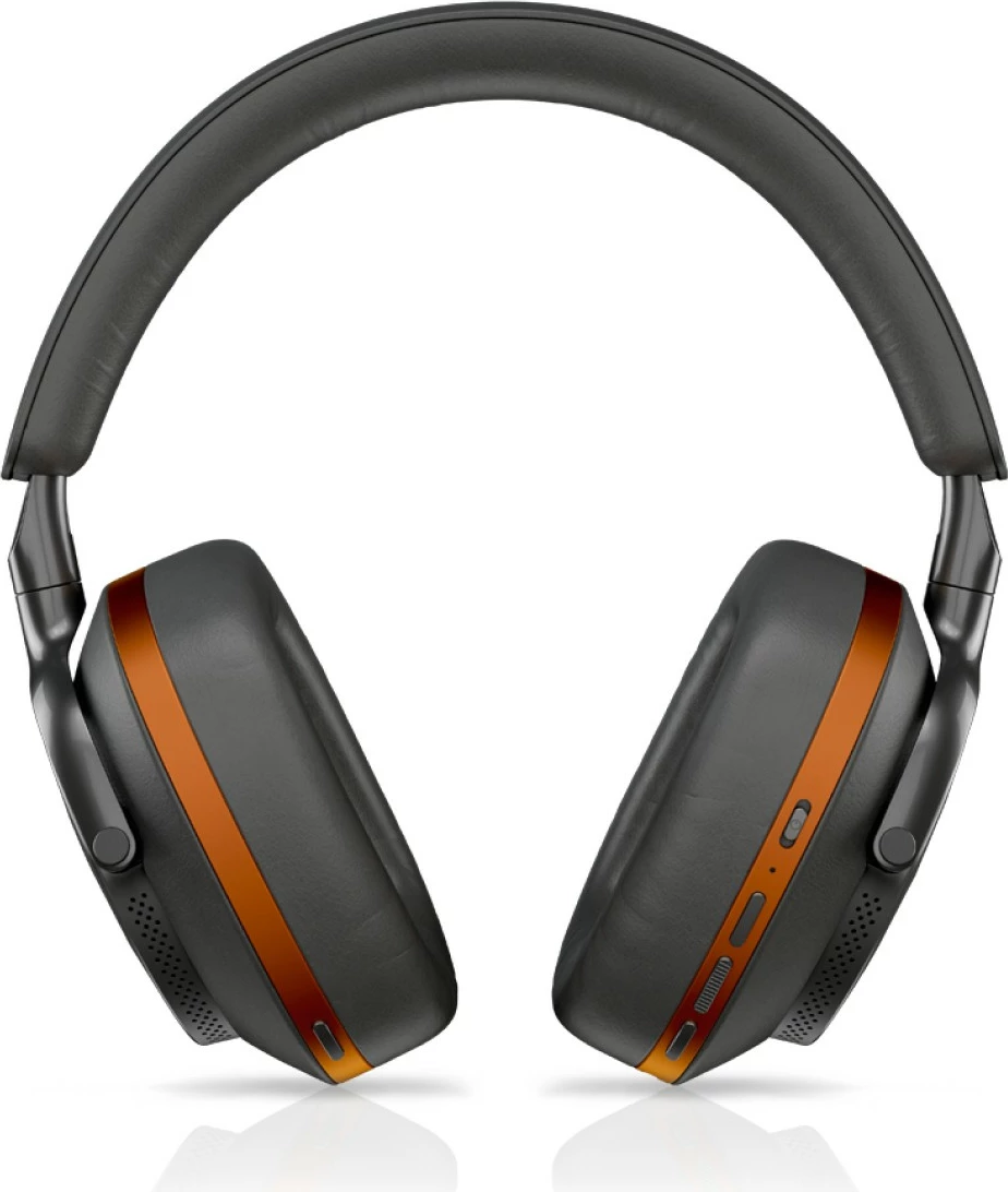 Kufje Bowers-Wilkins PX8 McLaren Edition, wireless, noise canceling, 30 orë, gri/portokalli
