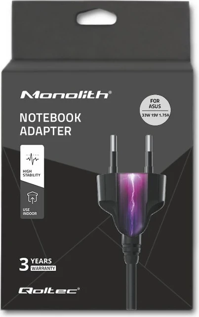Karikues Qoltec për laptop ASUS, 33W, 19V