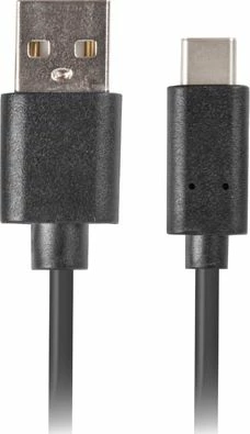 Kabllo USB Lanberg CA-USBO-10CU-0005-BK USB-A në USB-C 0.5 m, e zezë
