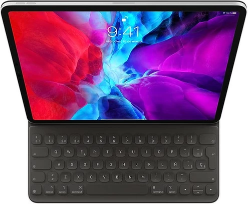 Tastierë Smart Apple për iPad Pro 12.9, gjenerata 5/6, spanjisht