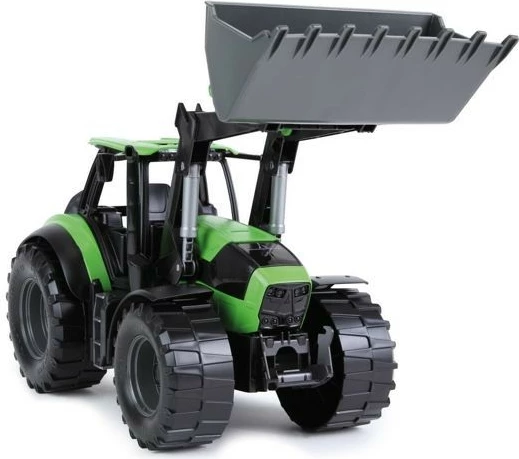 Traktor lodër Lena Worxx Deutz Fahr Agrotron 1:15 me kovë, 45 cm, e gjelbër/zezë/gri