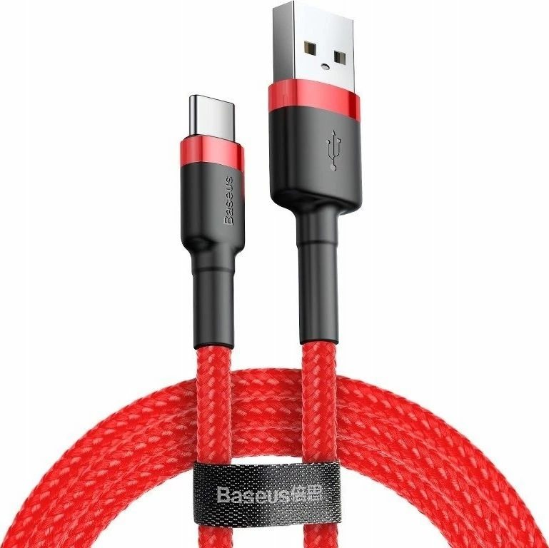 Kabl USB-A në USB-C Baseus Cafule SB5710 1 m e kuqe