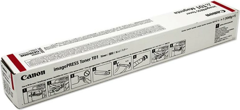 Toner Canon T01 original, rendiment deri 24,000 faqe, magenta, paketë 1