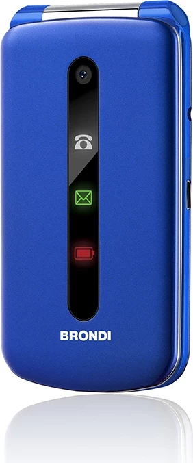 Celular Brondi President Blu DS, Dual SIM, 3.0 inç, microSD, blu