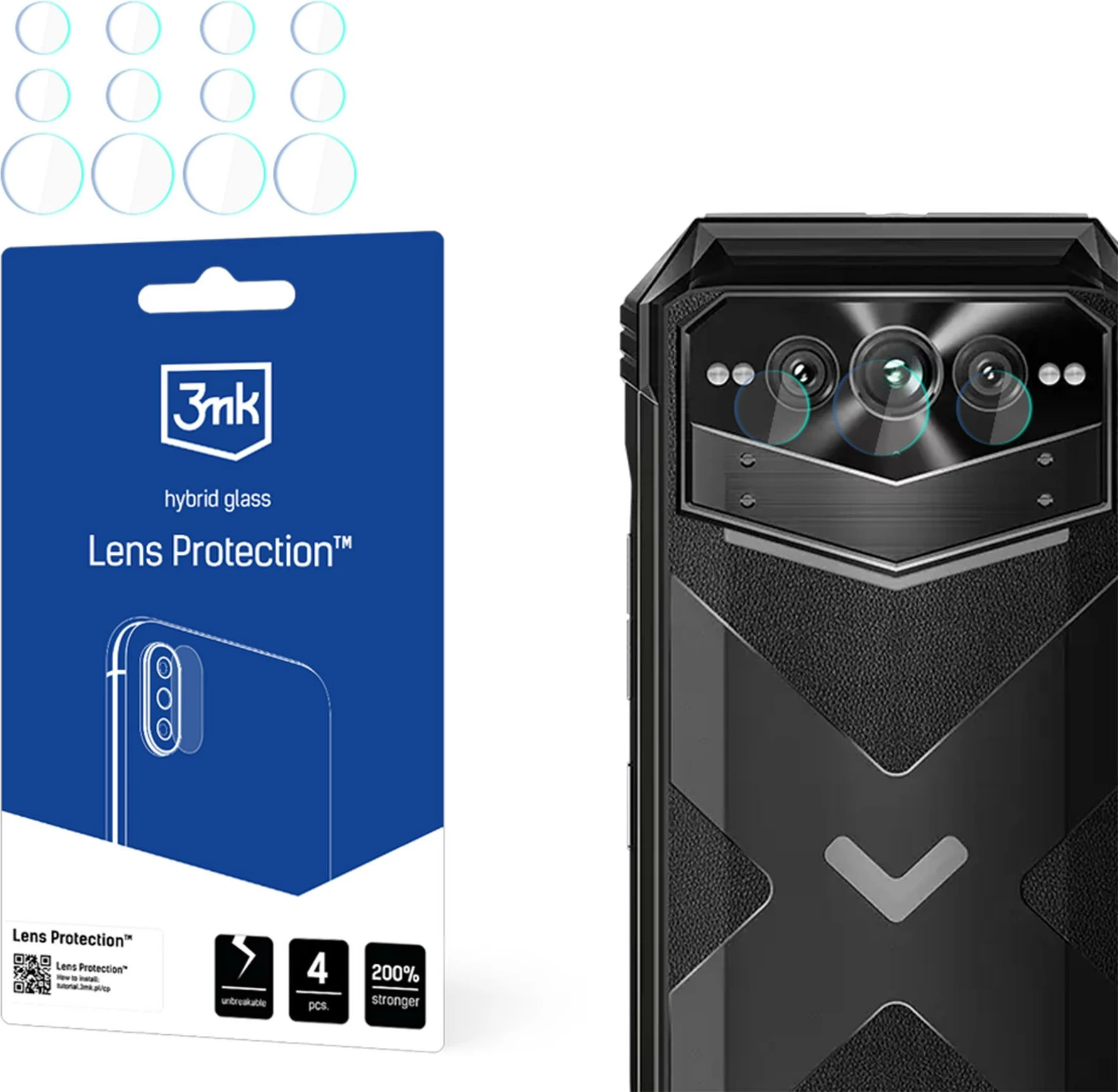 Xham mbrojtës lentash 3mk Protection për Doogee V Max Pro