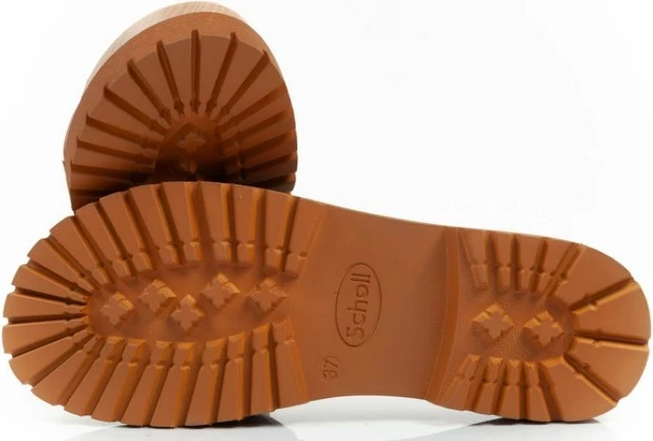 Këpucë për femra Scholl, kafe dhe blu