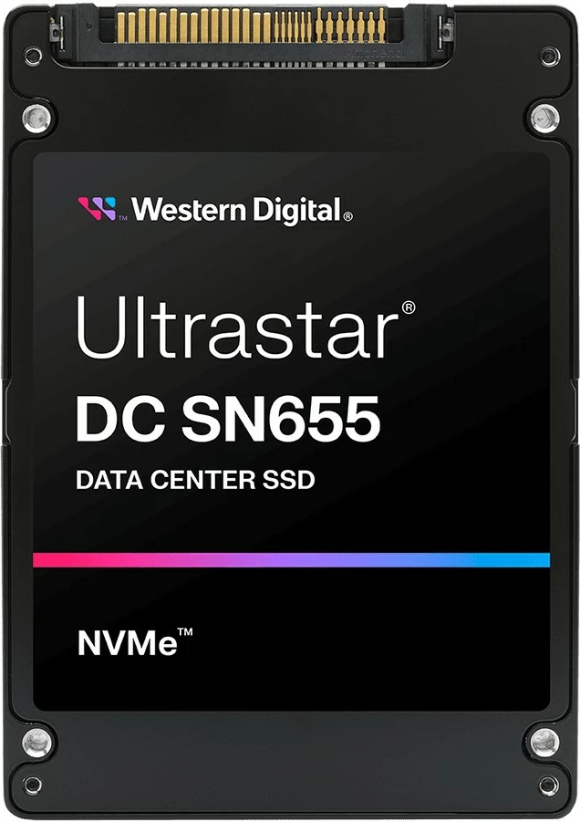 SSD Western Digital Ultrastar DC SN655 7.68TB NVMe U.3