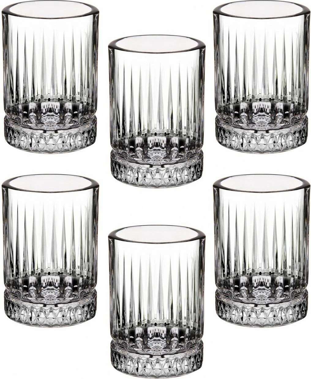 Set gotash prej qelqi (6 copë), Hermia Concept, SH0289GCL