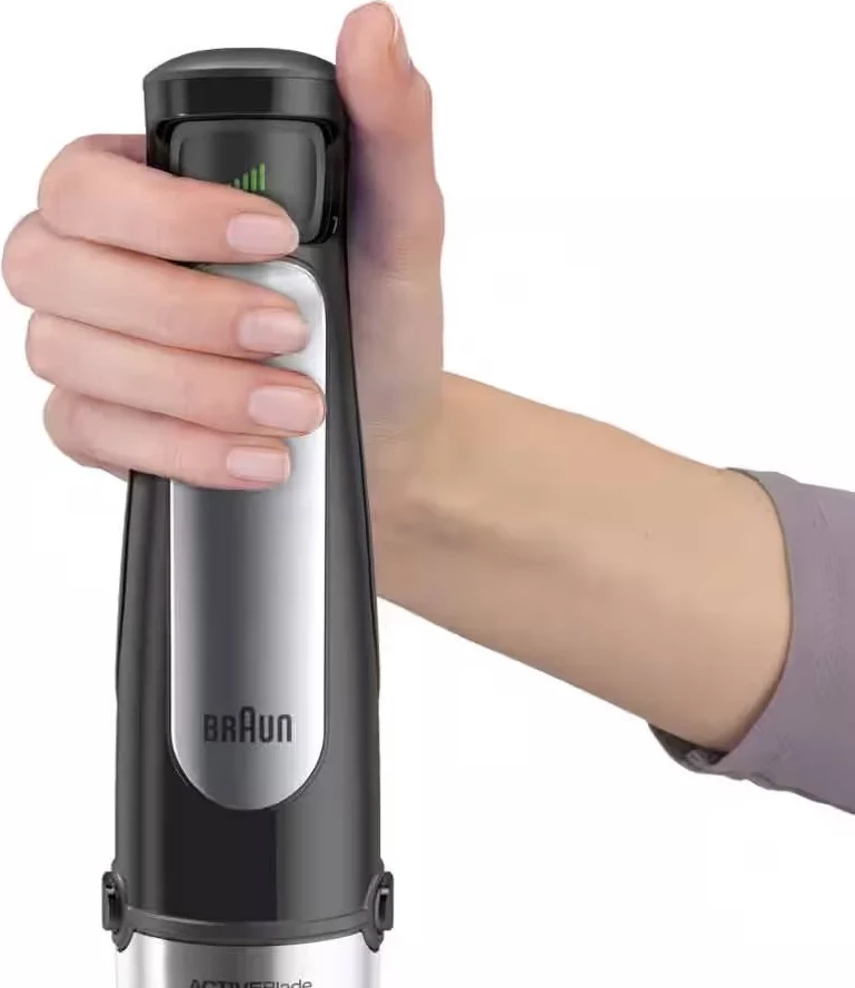 Blender dore, Braun, MQ7035BI, 1000 W, gotë 600 ml, grirës 500 ml, e zezë