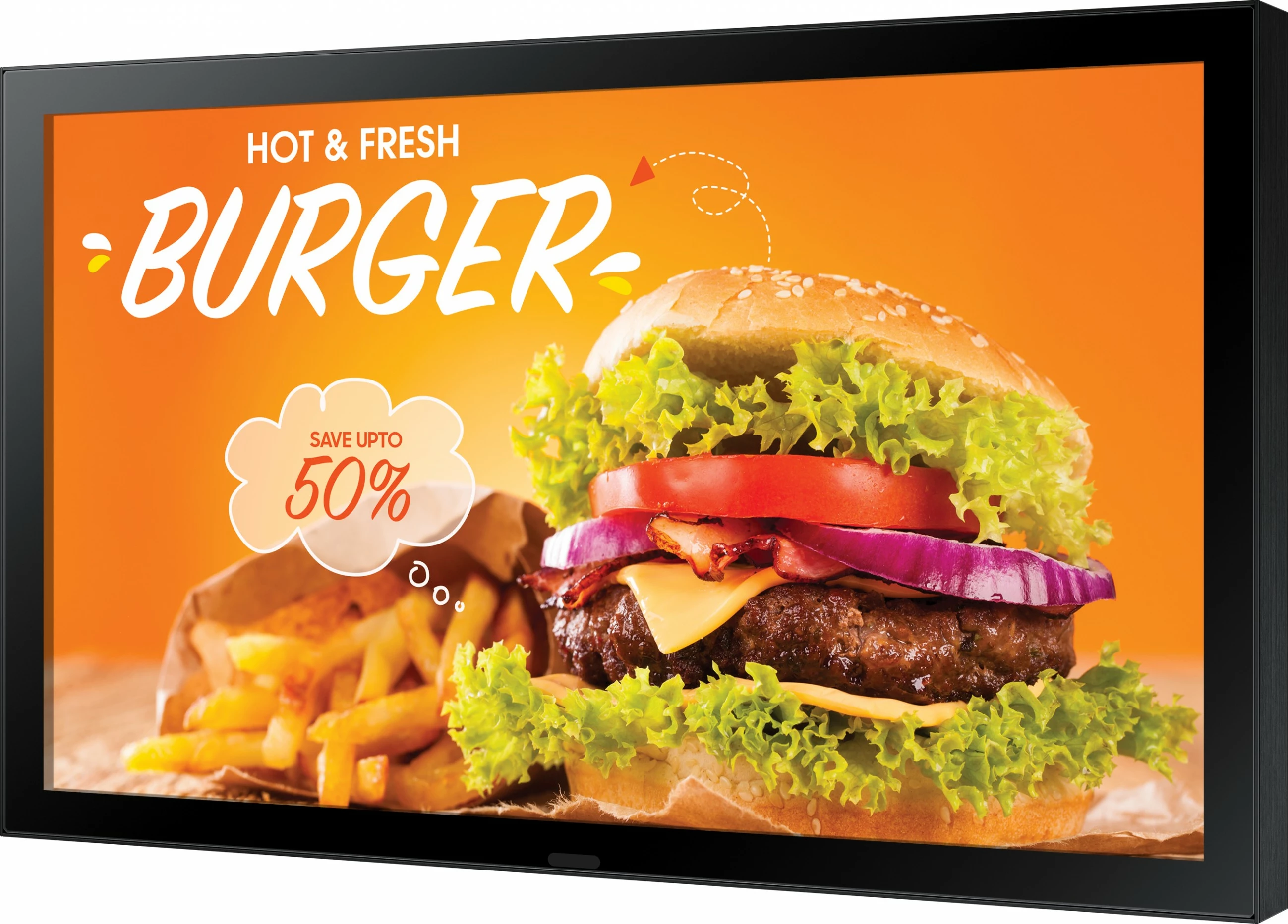 Panel digjital Samsung OH24B, LCD, 24", Full HD, Wi-Fi