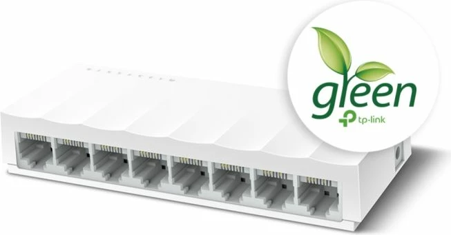 Switch TP-LINK LS1008, 8-port 10/100Mbps, i bardhë