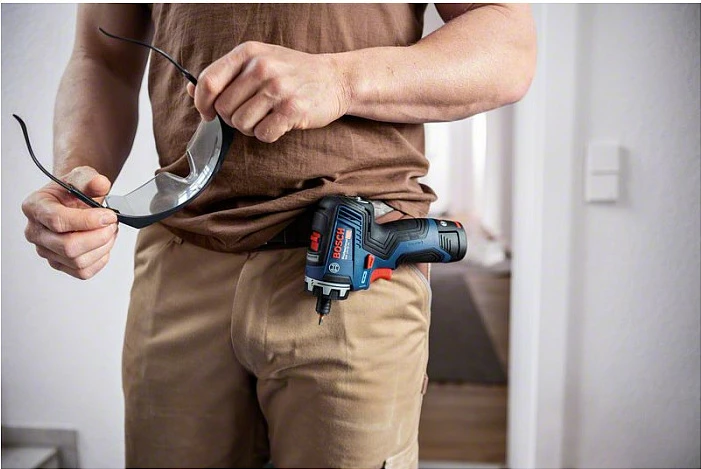 Kaçavidë elektrike Bosch GSR 12V-35, brushless, 3Ah, 12V, keyless, zi/blu/e kuqe