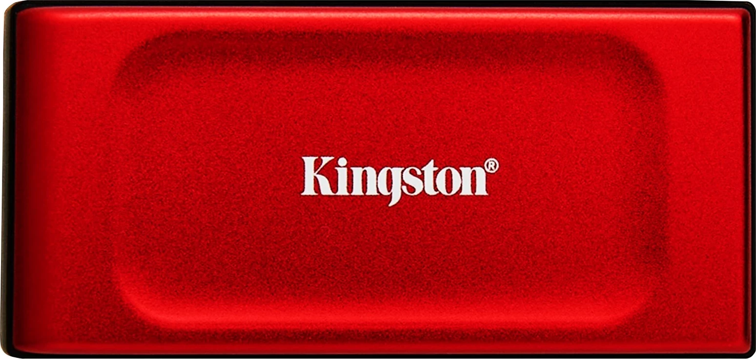 Disk i jashtëm SSD Kingston 2TB XS1000, USB 3.2 Gen 2, Kuq