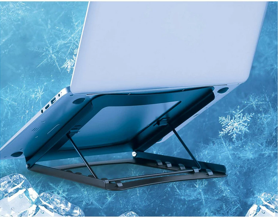 Qëndrim laptopi MANHATTAN, 5 nivele, 10-15.6 inç, zi