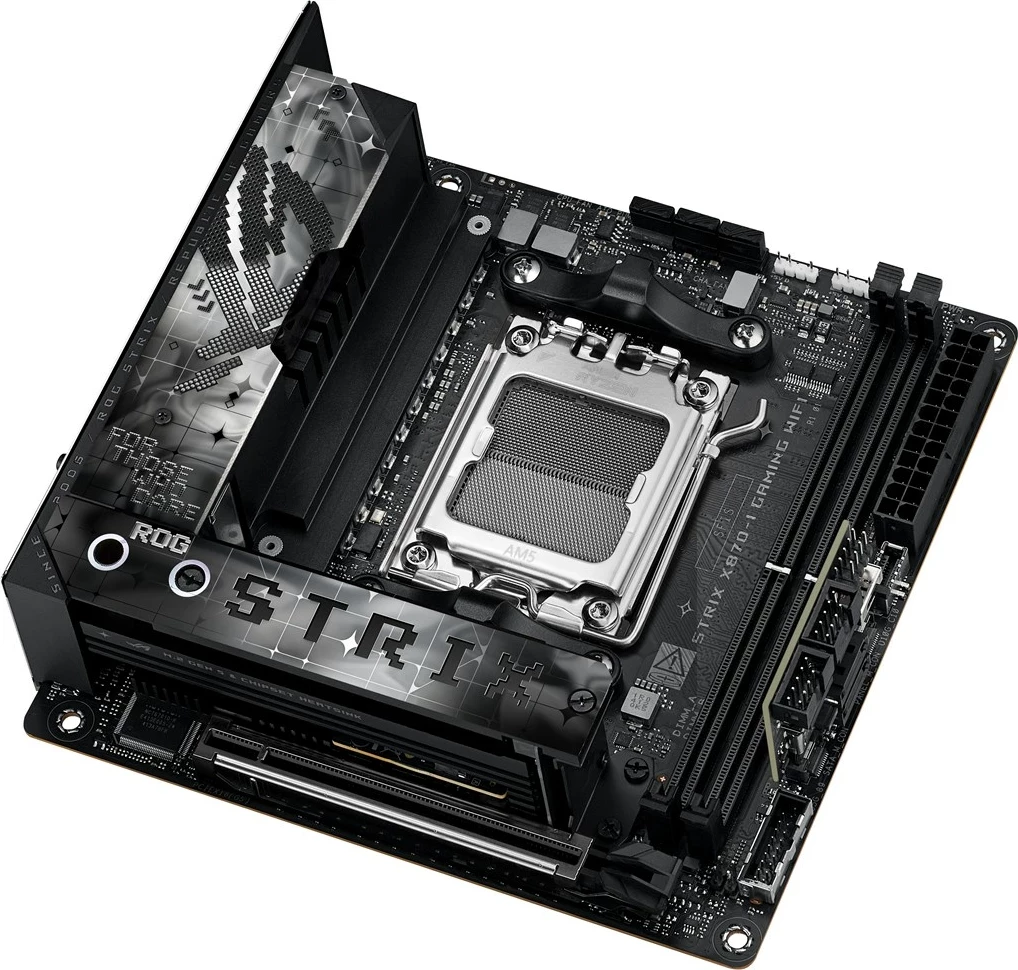 Pllakë amë ASUS ROG STRIX X870-I GAMING WIFI, Socket AM5, mini ITX, E zezë