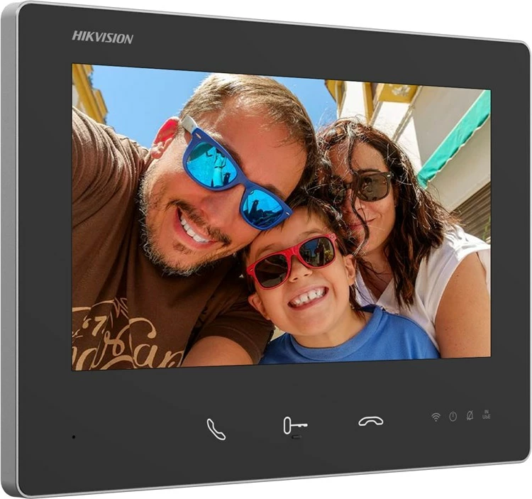 Monitor interkom Hikvision DS-KH7300EY-WTE2(B), 7", Wi-Fi, i zi