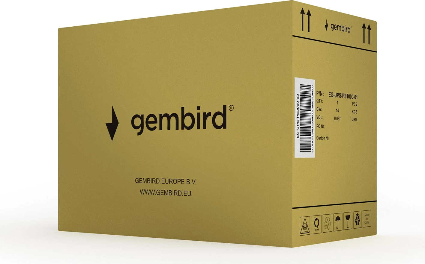Furnizues me energji elektrike Gembird, EG-UPS-PS2000-02, 1600W