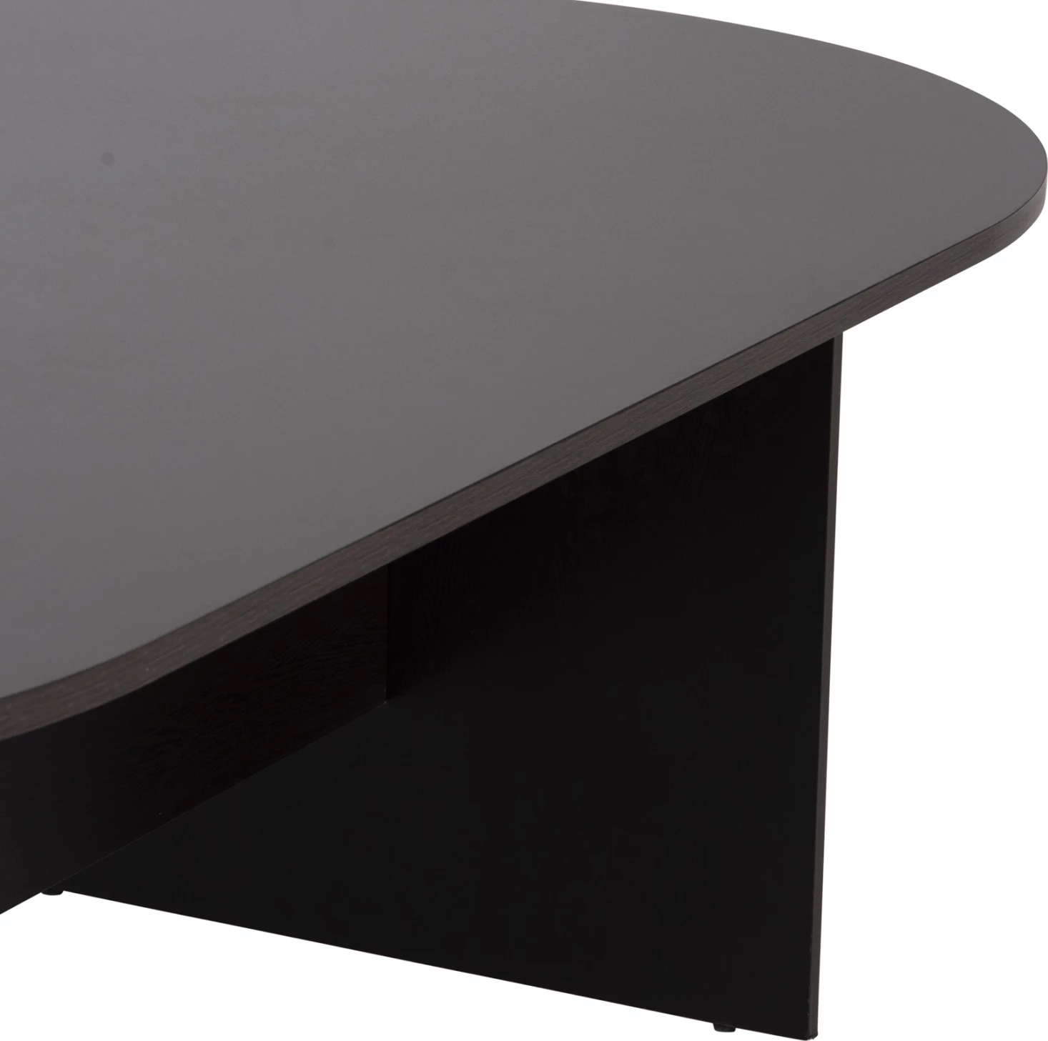 Tavolinë ovale për konferenca SIENNA FH2134.02 melaminë në ngjyrë wenge 240x120x75H cm