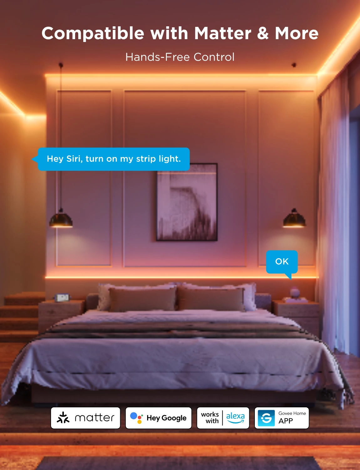 Shirit LED smart Govee COB Strip Light Pro H61E5 3m RGBIC+W Wi-Fi/Bluetooth
