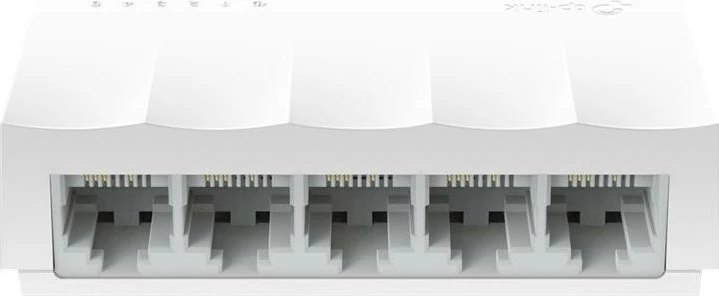 Switch, TP-Link, LS1005, 5 porta 10/100 Mbps, desktop pa ventilator, e bardhë