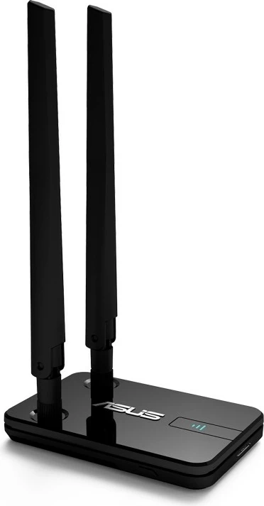 Kartelë rrjeti WiFi USB Asus USB-AC58 AC1300, me dy antena, e zezë