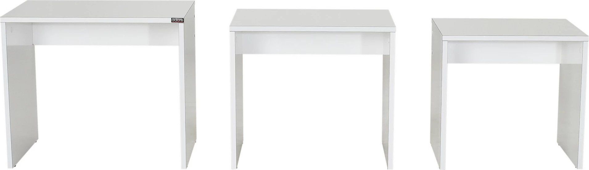 Tavolinë kafeje Hanah Home, Shp-103-Pp-1, e bardhë