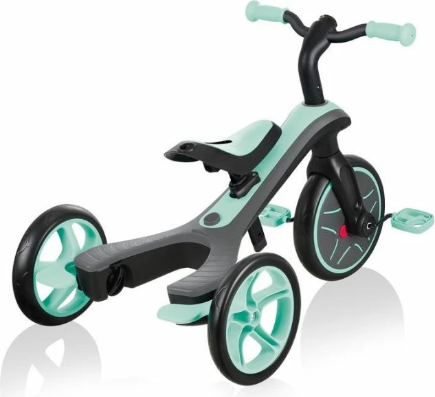 Bicikletë për fëmijë Globber Explorer Trike, ngjyrë mentë