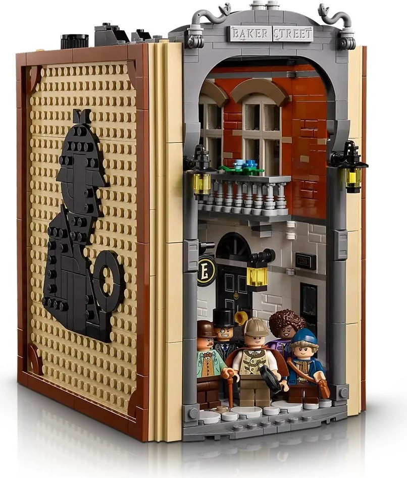 Set LEGO Sherlock Holmes Book nook, ICONS 10351, 5 minifigura