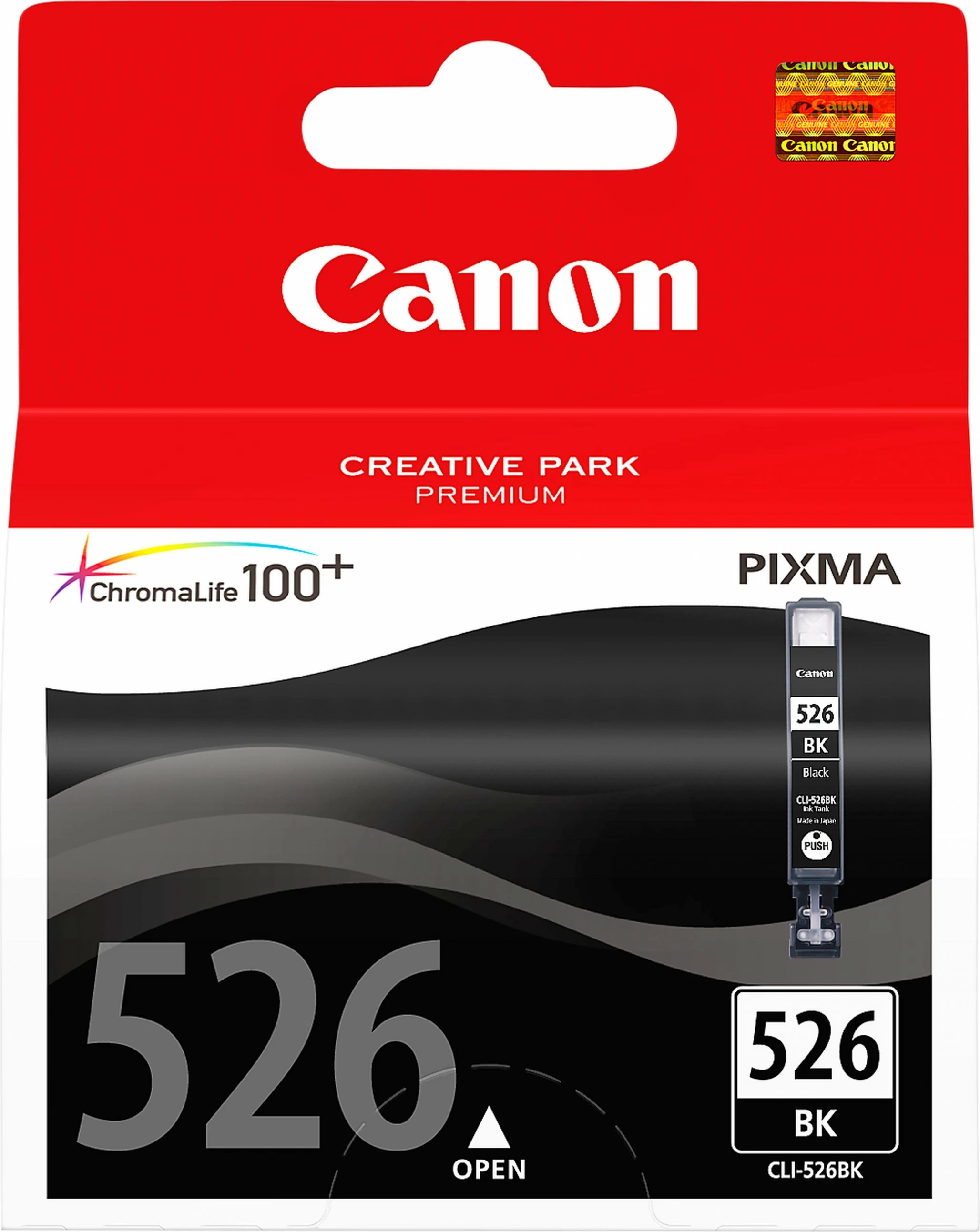Kartrixh bojë Canon CLI-526BK, Pigment-based, 1 copë, E zezë