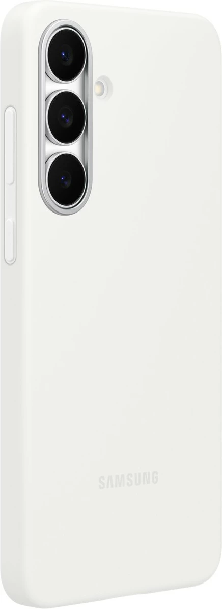 Mbështjellës silikon Samsung Galaxy S25 FE, i bardhë