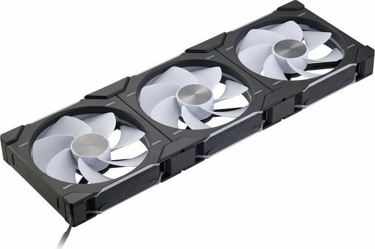Ventilator PC Phanteks D30-140 PWM D-RGB 140 mm Reverse, zi/bardhë, 3 copë