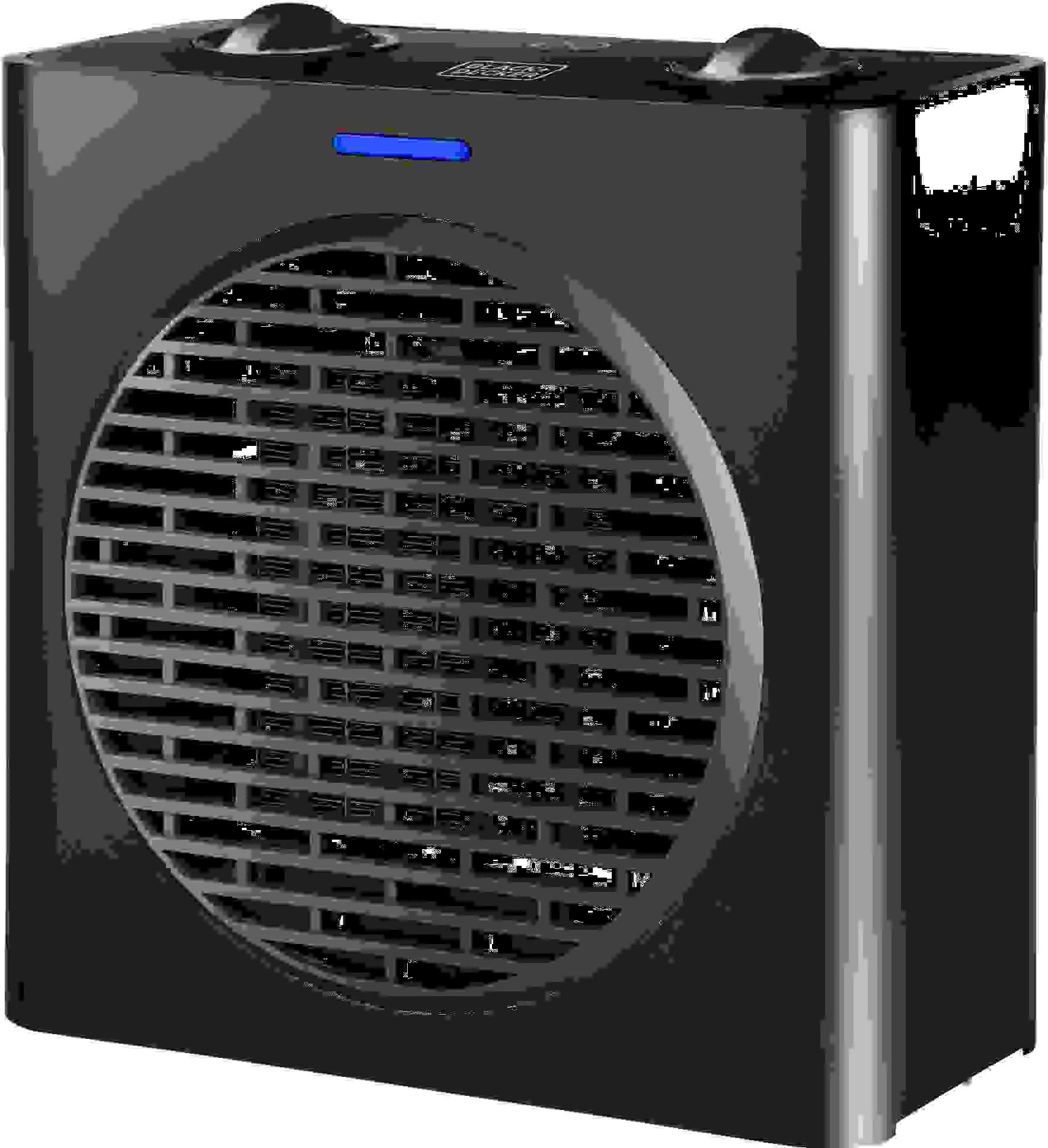 Kalorifer portativ Black+Decker BXSH1500E 1500W, 2 nivele, me termostat, i zi