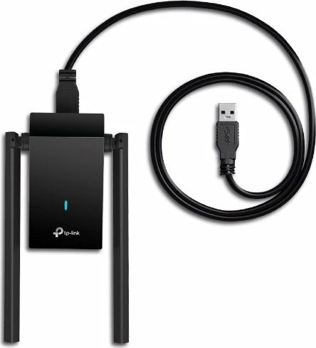 Kartelë rrjeti Wi‑Fi USB TP-Link Archer TX20U Plus Wi‑Fi 6 1800 Mbps, e zezë