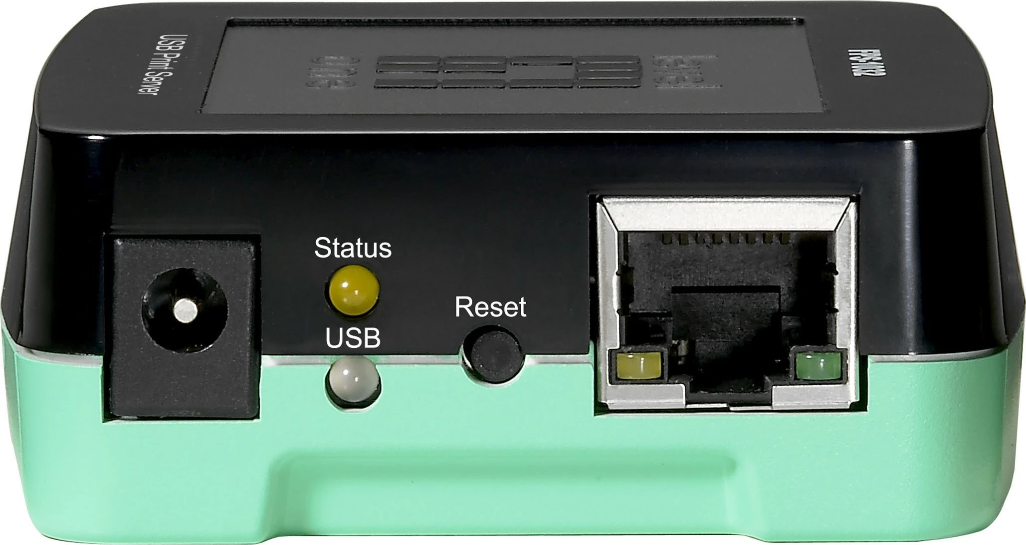 Print server Level One FPS-1032, USB, Ethernet, i zi, i gjelbër