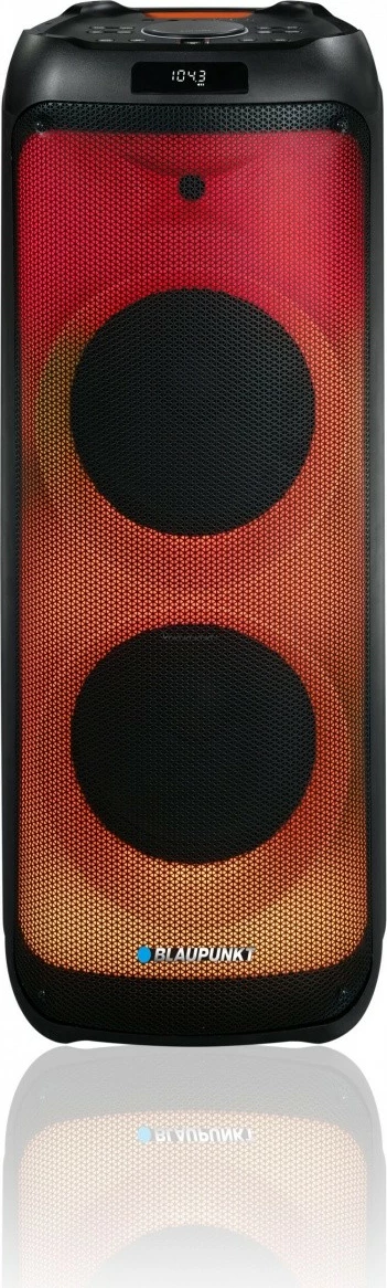 Altoparlant Blaupunkt PartyBox PB12DB me Bluetooth, 1600W, 2 mikrofonë wireless, LED, i zi