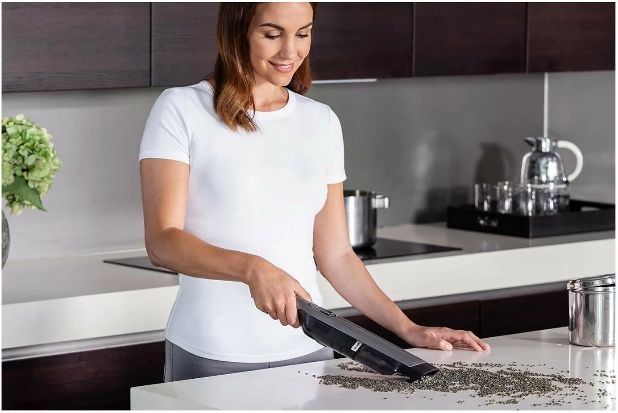 Fshesë dore Shark WV200EU, pa qese, pa kabllo, ngjyrë argjendi