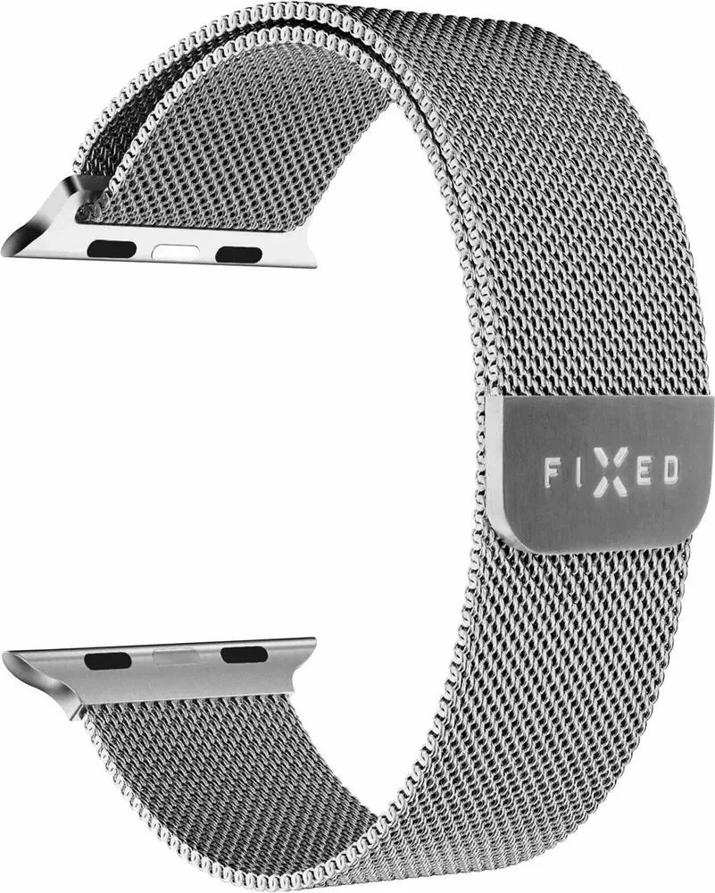 Rrip Smartwatch Fixed Mesh FIXMEST-436-SL për Apple Watch 38/40/41mm, çelik inox, mbyllje magnetike, argjendtë