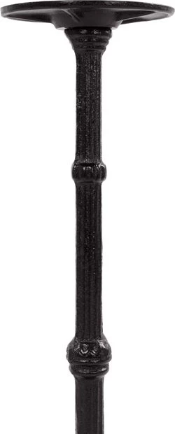 Bazë tavoline prej gize, ngjyrë e zezë, FH441, 43x43