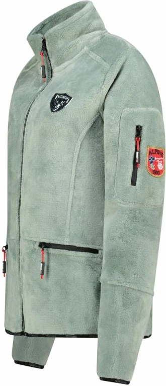 Xhemper fleece për femra Geographical Norway Tisaline Almond Green Db Lady, jeshile