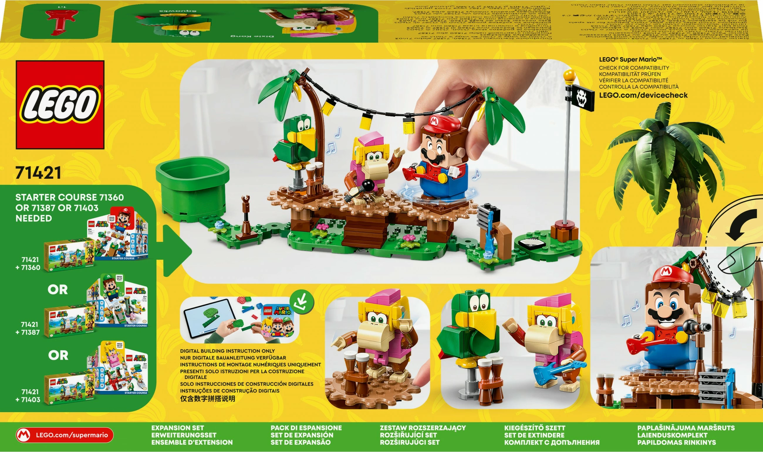 Set ndërtimi LEGO Dixie Kong's Jungle Jam, 174 pjesë, shumëngjyrëshe