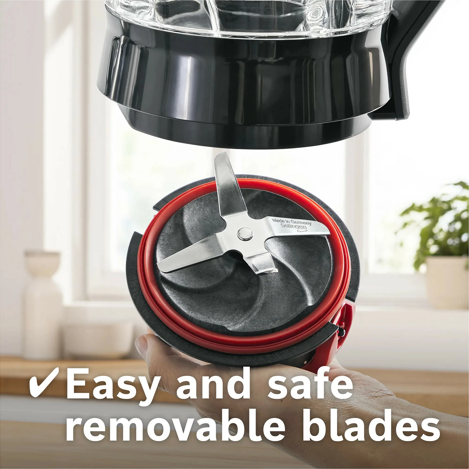 Blender tavoline Bosch Serie 4 MMB6177S, 1.5L, 1200W, i zi/argjendtë