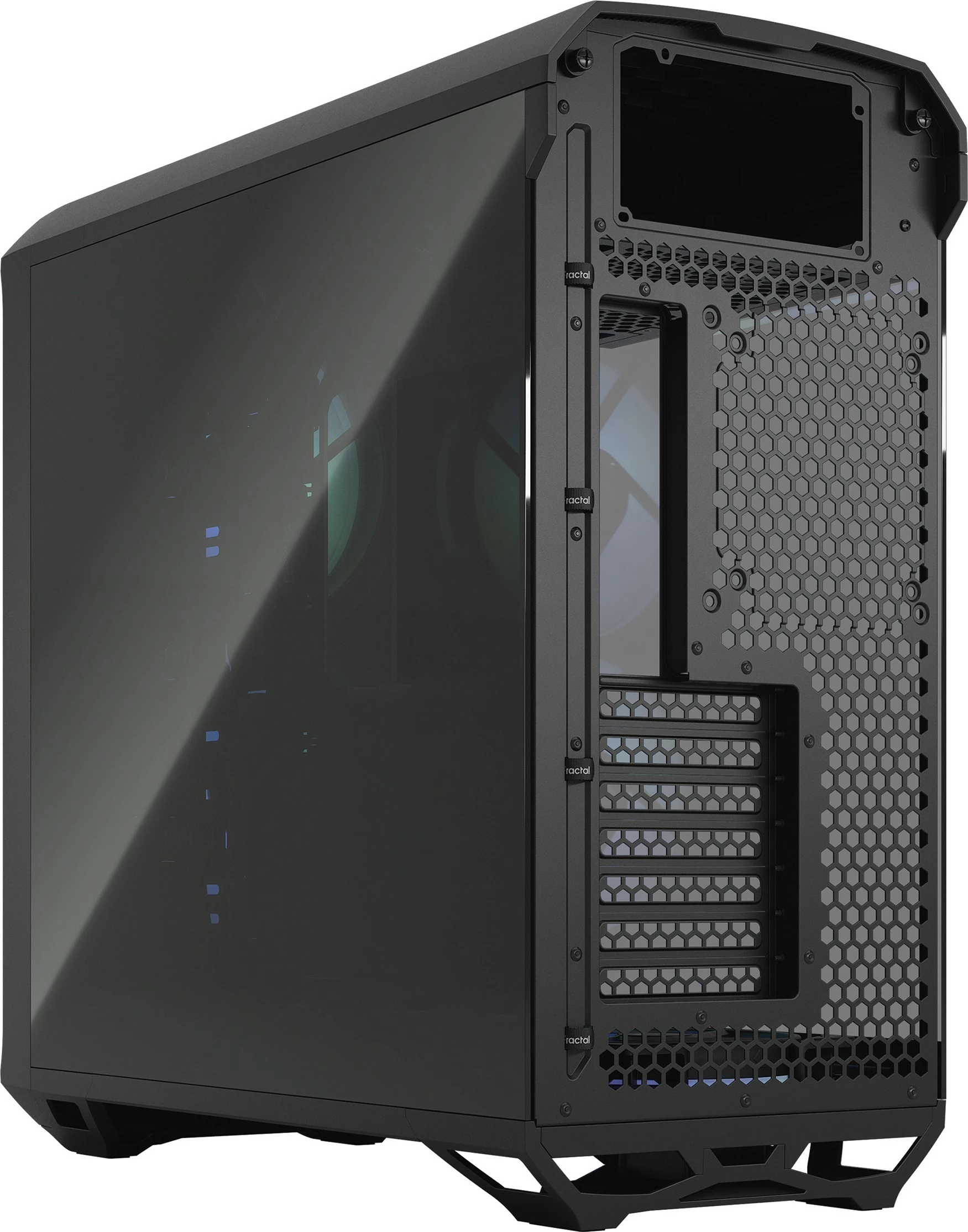 Kasë Fractal Design Torrent, Tower, PC, ATX, EATX, ITX, micro ATX, SSI CEB, Tempered glass, Gaming, e zezë