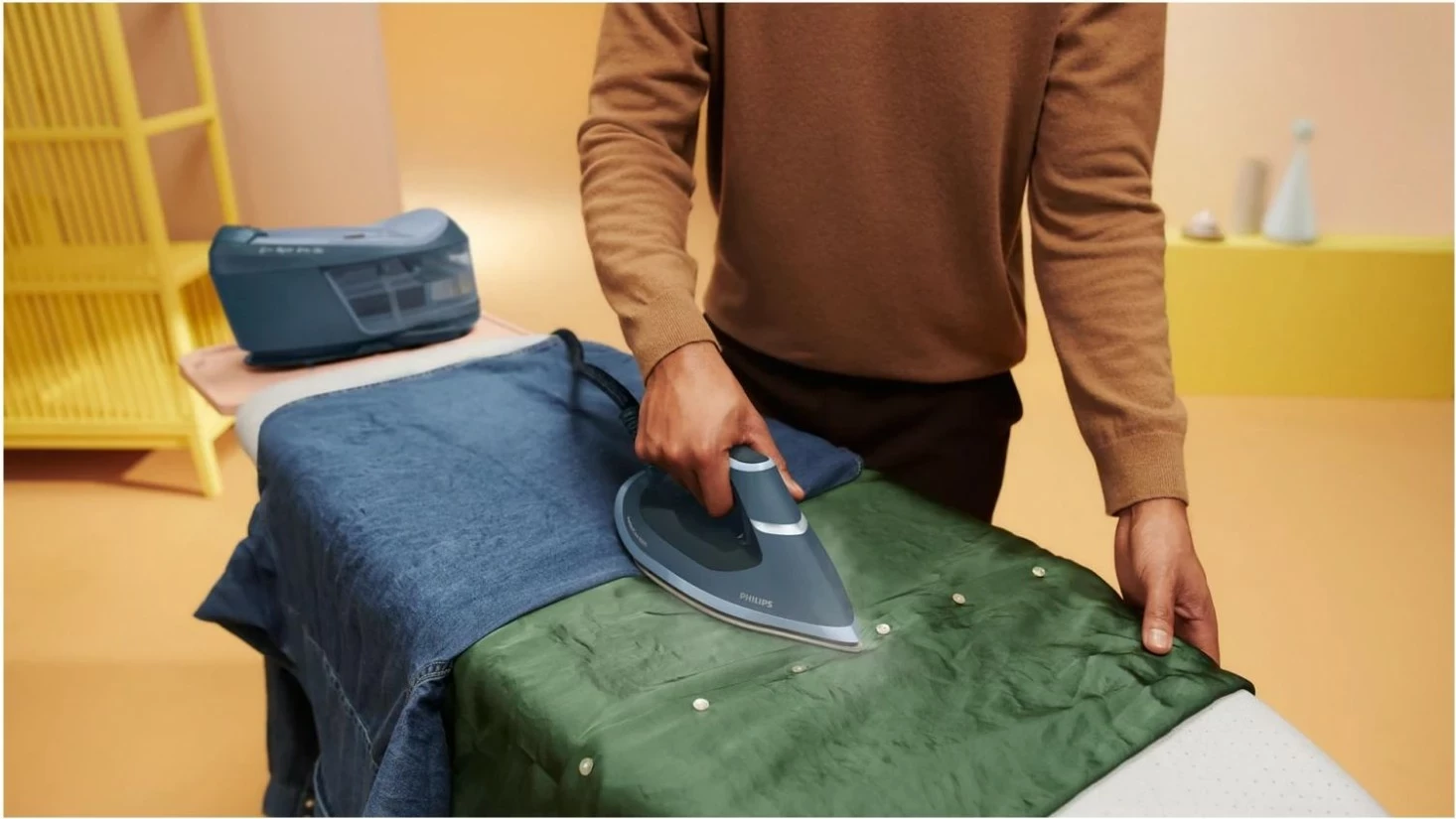 Hekur me avull Philips PerfectCare 6000 PSG6042/20, ngjyrë blu