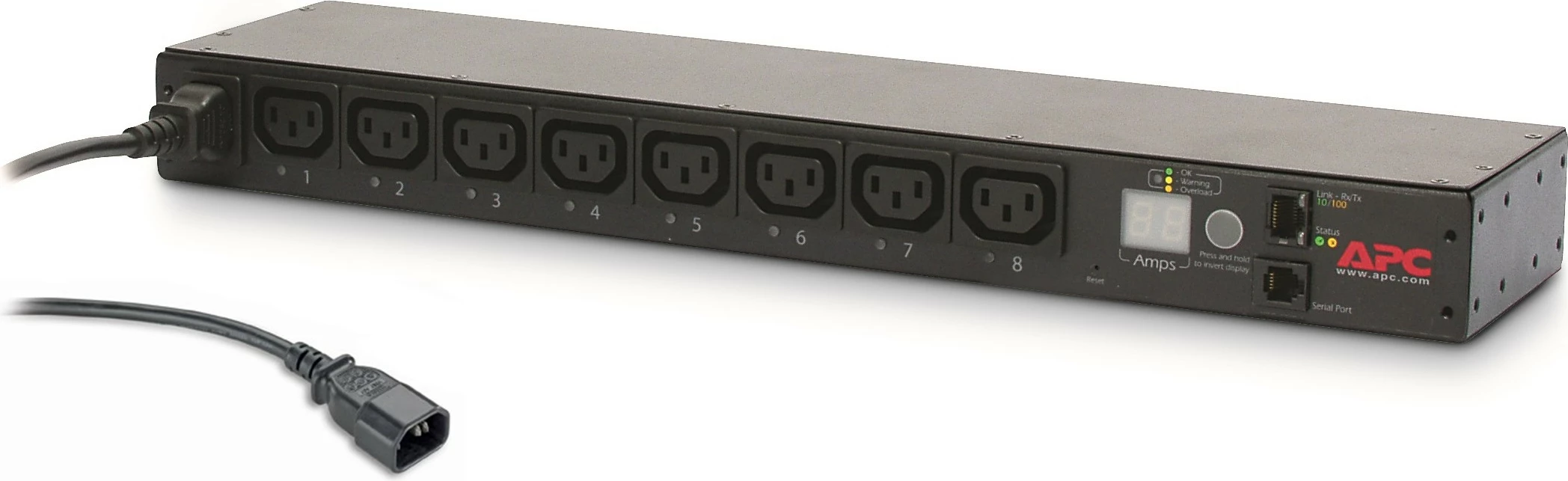 PDU rrjeti APC NetShelter, 8 dalje C13, 1U, 230V, i zi